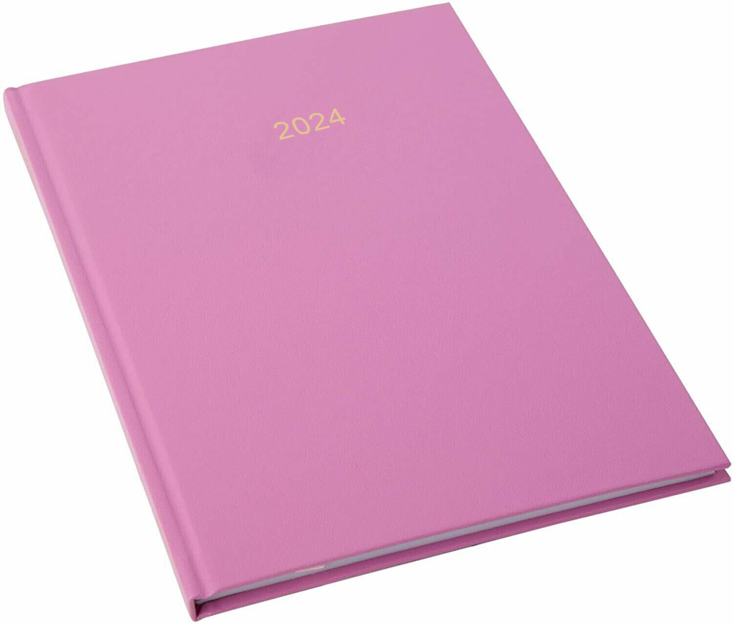 2024 A5 Page A Day Diary Pink Design Evelay